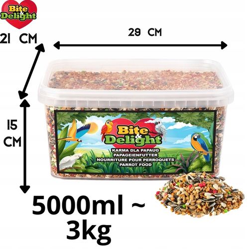 Karma dla papug pokarm dla nimfy falistej Zbilansowane źródło witamin na Arena.pl