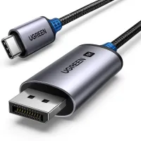 kabel ugreen cm556 usb-c do displayport 8k 3m (czarny)