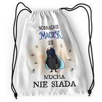 Plecak Dla Maćka Sportowy Szkolny Worek Torba Z Nadrukiem Ze Zdjęciem