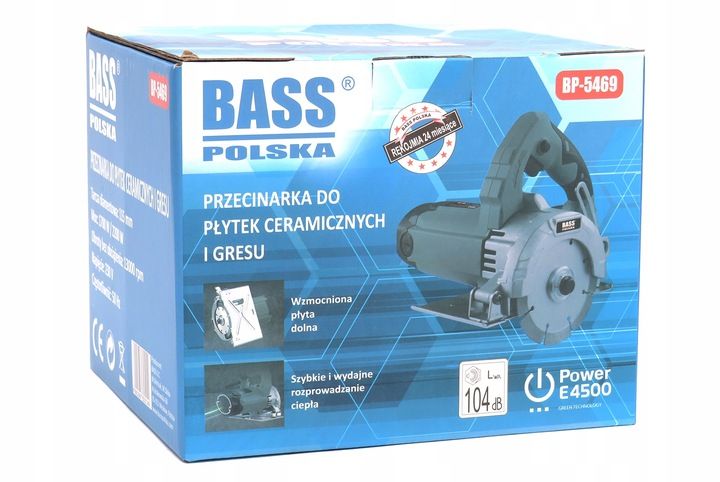 PRZECINARKA TARCZOWA DO CIĘCIA PŁYTEK GRESU 115 MM 2200W + TARCZA zdjęcie 7