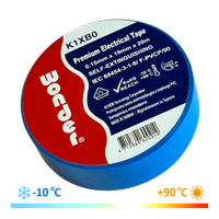 WONDER TAŚMA K1XB0 0,15mm/19mm/20m NIEBIESKA PREMIUM VDE MROZOODPORNA MOCNA