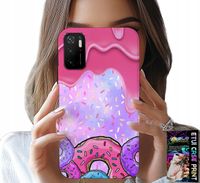 ETUI DO XIAOMI POCO M3 PRO 5G - SŁODKIE DONUTY Z LUKREM W TLE + SZKŁO