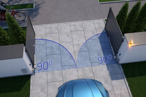 Zestaw do bramy skrzydłowej FORCE SW300LS WYŁĄCZNIKI MAGNETYCZNE 2x3m na Arena.pl