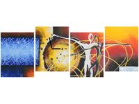 45CM 120CM ZEGAR 4 ELEM BEZKRESNE UCZUCIA ŚCIENNY