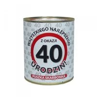 skarbonka metalowa 40 lat