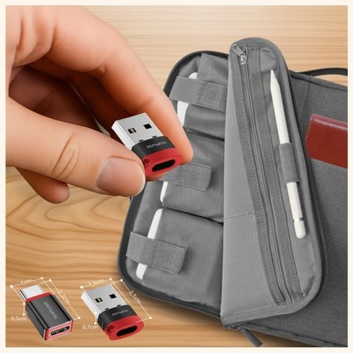 adapter 4smarts data blocker usb-c do    usb-a/usb-c czarny 2szt na Arena.pl