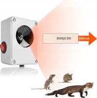 Mocny odstraszacz ultradźwiękowy na zwierzęta