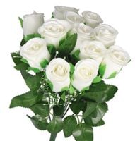 SZTUCZNE KWIATY ROŚLINY RÓŻA RÓŻE BUKIET GĘSTY XXL