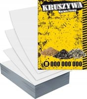 Ulotki A6 5000szt reklamowe firmowe różne wzory duży wybór kruszywa