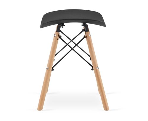 Taboret KORFU - czarny x 3 na Arena.pl