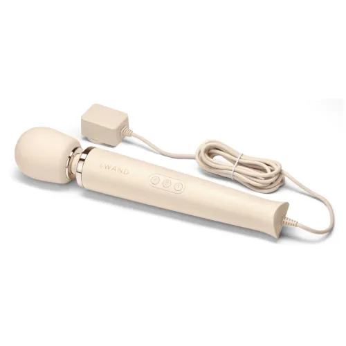 le wand plug-in massager cream - masażer przewodowy 10 trybow na Arena.pl