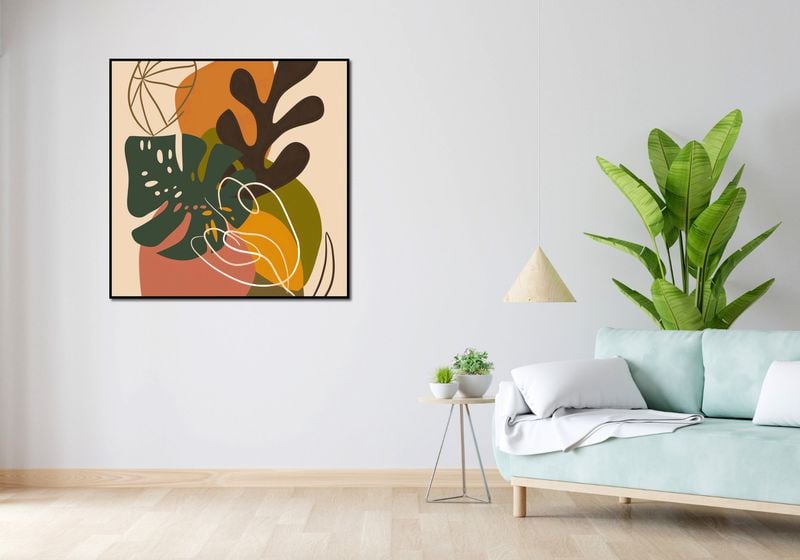 Plakat 100x100cm Leśna Kompozycja zdjęcie 4