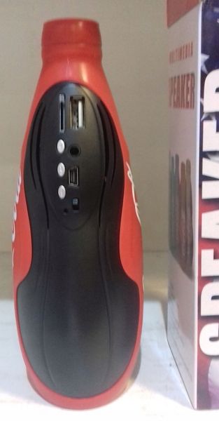 Grająca Butelka z Radiem Mp3 USB Micro SD Cola zdjęcie 5