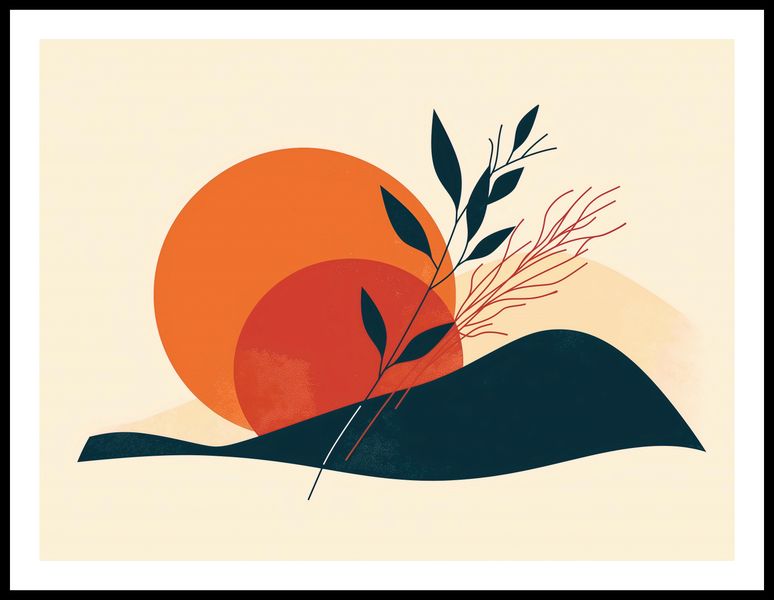 Plakat 80x60cm Zmierzch w Ciszy zdjęcie 3