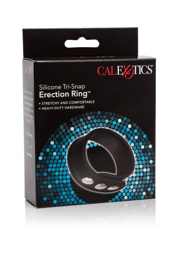 Silicone 3-Snap Erection Ring Black na Arena.pl