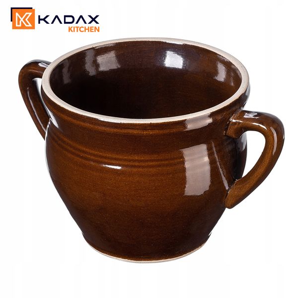 Kadax Garnek Kamionkowy do Kiszenia Kapusty 2L zdjęcie 6