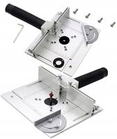 PŁYTA BLAT ALUMINIOWY DO STOŁU FREZARKI Z PROWADNICĄ PŁYTKA ALUMINIOWA