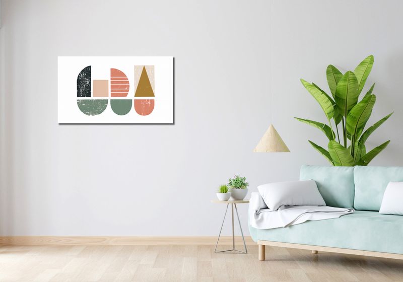 Obraz 90x50cm Ziarnista Symetria zdjęcie 2