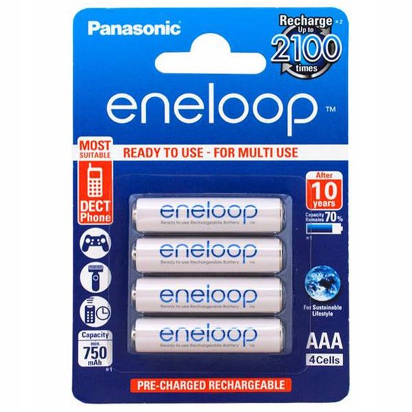 AAA 4x ENELOOP AKUMULATORKI PANASONIC R03 zdjęcie 4