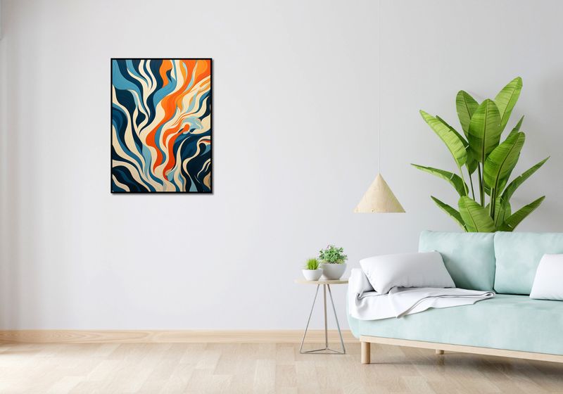 Plakat 60x80cm Oceaniczne Fale zdjęcie 4