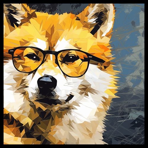 Plakat 60x60cm Intelektualny Psiak na Arena.pl