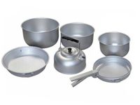 KOMPLETNY ZESTAW NACZYŃ ALU MIL - TEC