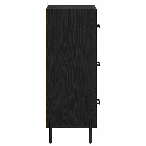 Bufet Czarny dąb 34 x 34.5 x 90 cm Materiał drewnopochodny na Arena.pl