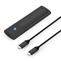 kieszeń obudowa na dysk pwm2 m.2 ngff sata usb-c 5gb/s - czarna