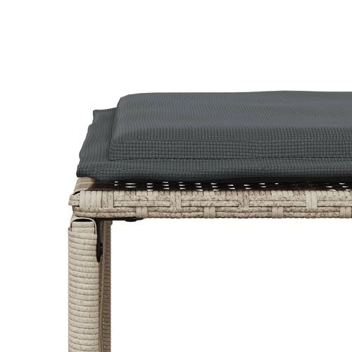 7-cz. zestaw mebli ogrodowych z poduszkami, szary, rattan PE na Arena.pl