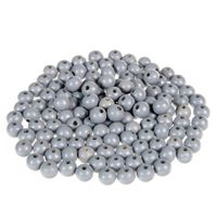 Drewniane koraliki KULA 8mm 120szt. szare