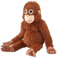 Małpa Duży Orangutan Maskotka 60 cm Pluszak Przytulanka Rzepy Ręce Nogi