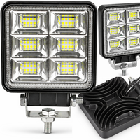 LAMPA ROBOCZA 48 LED PANEL 144W HALOGEN 6000LM 12V 24V SZPERACZ IP65