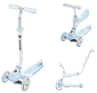 Hulajnoga balansowa HyperMotion 5 w 1 błękitna z regulowaną kierownicą