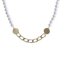 naszyjnik perły z monetami (c22/men/31au)