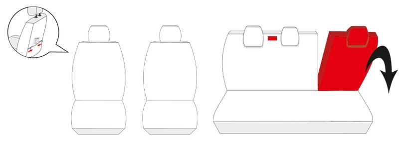 Seat Toledo III 2004-2009 Pokrowce dopasowane na miarę zdjęcie 6