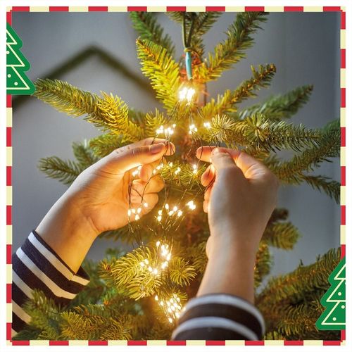 Lampki Choinkowe LED Ciepłe Białe Światełka Zewnętrzne 832 microLED 16x2,4m na Arena.pl