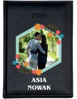 KALENDARZ A6 2026 TYGODNNIOWY kieszonkowy prezent nadruk ze zdjęciem