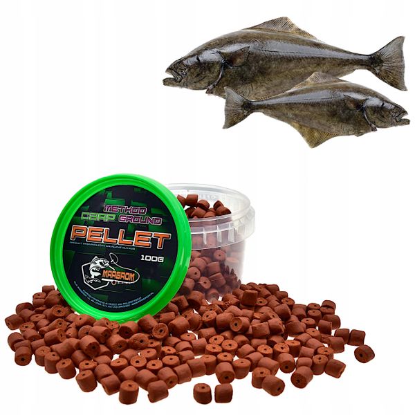 PELLET HACZYKOWY MARGROM 8mm 100g Red Halibut zdjęcie 1