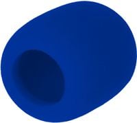 Uniwersalna owiewka osłona przeciwwietrzna gąbka na mikrofon NIEBIESKA 1 szt.