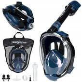 MASKA DO NURKOWANIA SNORKELINGU PEŁNOTWARZOWA DO WODY NIE PARUJE L/XL PRO