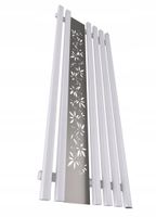 GRZEJNIK DEKORACYJNY -FLOWER 1600/600 SZARY