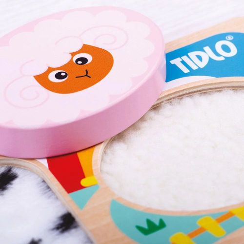 Sensoryczne Puzzle dotykowe ze Zwierzątkami ciekawe faktury na Arena.pl