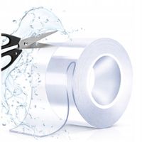 TAŚMA NANO DWUSTRONNA 3m 30mm MOCNA 10kg BEZ WIERCENIA TRANSPARENTNA