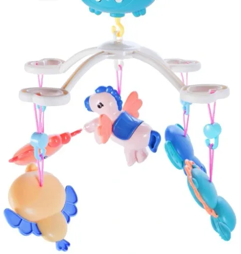 KARUZELKA KARUZELA MUZYCZNA DLA DZIECI SÓWKA DO ŁÓŻECZKA POZYTYWKA Z PILOT na Arena.pl