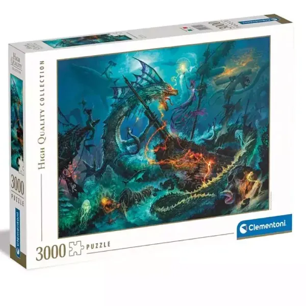 Puzzle 3000 HQ The Underwater Battle zdjęcie 1