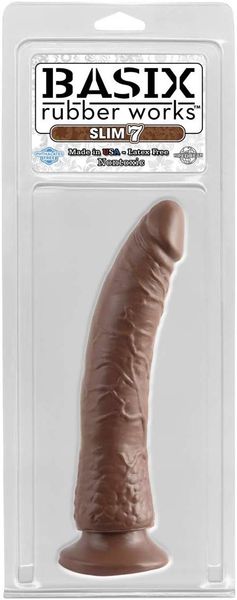 Basix Rubber Works Slim Dildo 17,8 cm zdjęcie 1