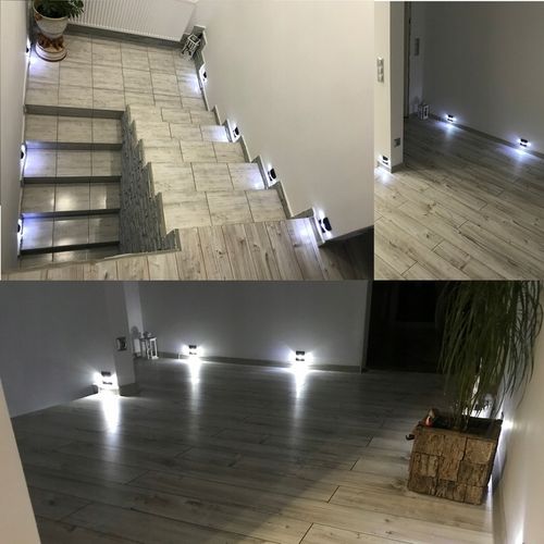 Oprawa schodowa oświetlenie schodowe lampka na schody LED 230V Q8 na Arena.pl