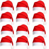 Czapka mikołaja EKO mikołaj czapki mikołajki 12szt