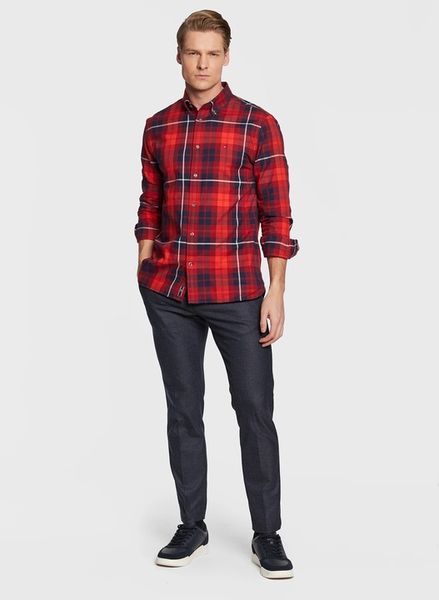 Tommy Hilfiger MĘSKA Koszula Oxford Blackwatch MW0MW29185 Regular Fit L zdjęcie 3