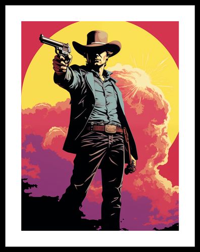 Plakat 30x40cm Strzelec z Epoki na Arena.pl